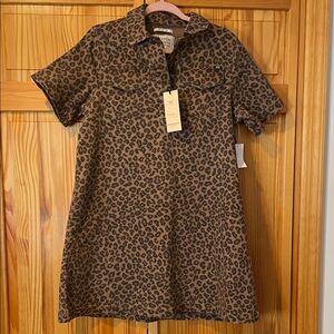 NWT Scotch & Soda Women’s size Small Leopard Print Dress